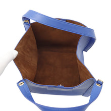 Load image into Gallery viewer, CELINE Cubo 2WAY Handbag Royal Blue124182 Leather
