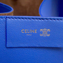 Load image into Gallery viewer, CELINE Cubo 2WAY Handbag Royal Blue124182 Leather
