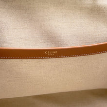 将图像加载到图库查看器中，CELINE Triomphe Tote Bag Gold/Ivory Canvas
