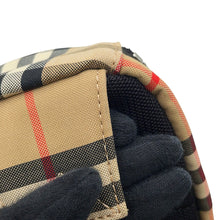 Load image into Gallery viewer, BURBERRY Nova Check Mini Shoulder Bag Beige/Black/Red8014420 Nylon
