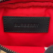 Load image into Gallery viewer, BURBERRY Nova Check Mini Shoulder Bag Beige/Black/Red8014420 Nylon
