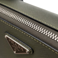 将图像加载到图库查看器中，PRADA Brique 2WAYBag Khaki2VH069 Saffiano LeatherLeather
