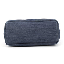 Load image into Gallery viewer, PRADA Tote Bag Indigo/Black1BG356 Denim Leather
