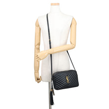 Load image into Gallery viewer, SAINT LAURENT PARIS Lu Camera Bag Shoulder Bag Black520534 Leather
