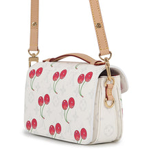 Load image into Gallery viewer, LOUIS VUITTON LVxTM Pochette Metis EW WhiteM14231 Monogram Cherry
