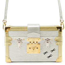 Load image into Gallery viewer, LOUIS VUITTON Petite Malle Silver/GoldM54652 Epi Metallic
