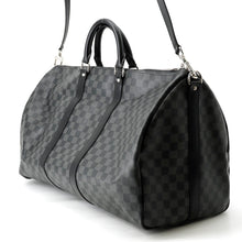 Load image into Gallery viewer, LOUIS VUITTON Keepall Bandouliere NoirN41413 Damier Graphite Size 55
