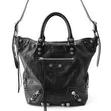 将图像加载到图库查看器中，BALENCIAGA Lucagol 2-way Shoulder Bag Black719067 Leather
