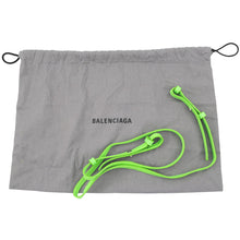 将图像加载到图库查看器中，BALENCIAGA Lucagol Mini Purse Shoulder Bag Neon Green69581423EIY3817 Croco embossed leather Size Mini
