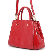 将图像加载到图库查看器中，LOUIS VUITTON MontaigneBB Indian roseM50172 Monogram Vernis Leather

