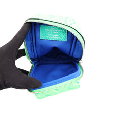 将图像加载到图库查看器中，LOUIS VUITTON Double Phone Pouch Illusion Blue/GreenM81223 Taurillon Leather
