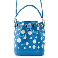 LOUIS VUITTON LV × YK Nano Noe Blue/WhiteM81985 Monogram Empreinte Leather Infinity Dot