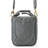 LOUIS VUITTON Cruiser Messenger GrayM21812 Calf Leather