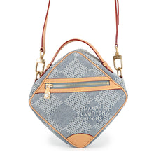 Load image into Gallery viewer, LOUIS VUITTON Chess Messenger BlueN40706 Damier・Denim 3D Cotton
