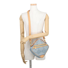Load image into Gallery viewer, LOUIS VUITTON Chess Messenger BlueN40706 Damier・Denim 3D Cotton
