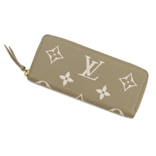 将图像加载到图库查看器中，LOUIS VUITTON Portefeuille Clemence Khaki/CremeM82478 Monogram Empreinte Leather
