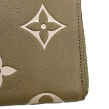 将图像加载到图库查看器中，LOUIS VUITTON Portefeuille Clemence Khaki/CremeM82478 Monogram Empreinte Leather
