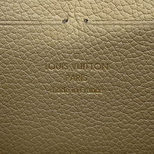 将图像加载到图库查看器中，LOUIS VUITTON Portefeuille Clemence Khaki/CremeM82478 Monogram Empreinte Leather
