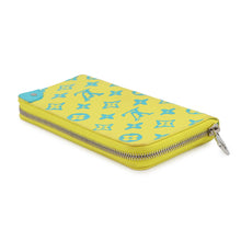 Load image into Gallery viewer, LOUIS VUITTON Zippy wallet Vertical Yellow/BlueM82005 Monogram Playground
