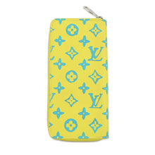 Load image into Gallery viewer, LOUIS VUITTON Zippy wallet Vertical Yellow/BlueM82005 Monogram Playground
