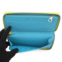 Load image into Gallery viewer, LOUIS VUITTON Zippy wallet Vertical Yellow/BlueM82005 Monogram Playground
