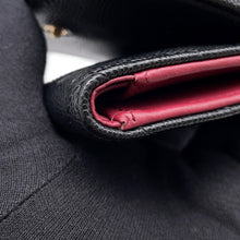 Load image into Gallery viewer, CHANEL Chevron Small Flap Compact Wallet BlackAP5202 Caviar Leather
