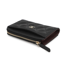 Load image into Gallery viewer, CHANEL Matelasse CC Logo Fragment Case BlackAP3179 Caviar Leather
