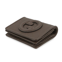 将图像加载到图库查看器中，GUCCI Blondie Bifold Wallet Greige760317 Leather
