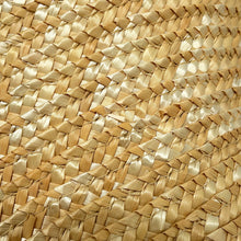 Load image into Gallery viewer, BALENCIAGA Beach bag Beige/Black Raffia Leather Size Medium
