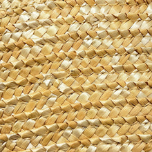 Load image into Gallery viewer, BALENCIAGA Beach bag Beige/Black Raffia Leather Size Medium
