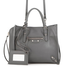 Load image into Gallery viewer, BALENCIAGA Paper Zip-Around 2-Way Bag Gray357333 Leather Size Mini
