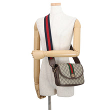 Load image into Gallery viewer, GUCCI GG Supreme Ophidia Shoulder Bag Beige/Multicolor722117 GG Supreme Leather Size Small
