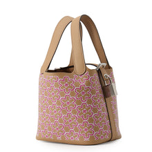Load image into Gallery viewer, HERMES Picotin Lock Lucky Daisy Chai/Rose/White Swift Leather Size micro

