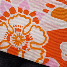 将图像加载到图库查看器中，HERMES Twilly Bingata Orange/Multicolor Silk100%
