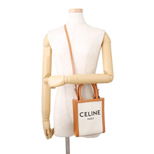 Load image into Gallery viewer, CELINE Vertical Cover Mini Natural/Tan193302BNZ.02NT Canvas Leather Size Mini
