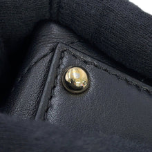 Load image into Gallery viewer, CHANEL Chevron ChainShoulder Black Leather
