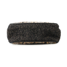 将图像加载到图库查看器中，CHANEL Chain one belt Black/Dark Brown/Multicolor Tweed Leather
