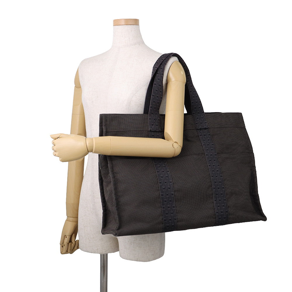 エルメスの箱x4等 HERMES Her Line Tote Gray Canvas Size GM– GALLERY RARE Global