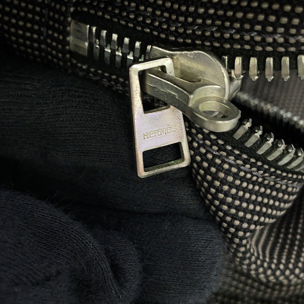HERMES Her Line Tote Gray Canvas Size GM– GALLERY RARE Global