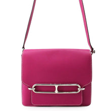 Load image into Gallery viewer, HERMES Sac Roulis Roulis Rose Purple Evercolor Size 23
