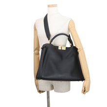 Load image into Gallery viewer, FENDI Peekaboo Essentially 2WAY Bag Black8BN300 Leather
