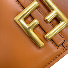 将图像加载到图库查看器中，FENDI Come on Small Shoulder Brown8BS082 Leather
