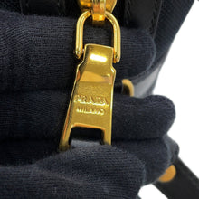 Load image into Gallery viewer, PRADA Cross Body Bag Black1BH089 Canvas Leather
