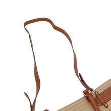 Load image into Gallery viewer, Ferragamo Gancini 2WAYBag Beige/Brown21C464 Canvas Leather
