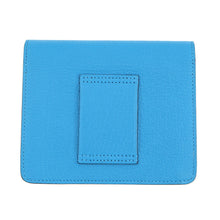 Load image into Gallery viewer, HERMES Roulis Roulis Slim Blue Frida Chevre Myzore Goatskin
