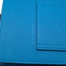 Load image into Gallery viewer, HERMES Roulis Roulis Slim Blue Frida Chevre Myzore Goatskin
