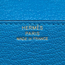 Load image into Gallery viewer, HERMES Roulis Roulis Slim Blue Frida Chevre Myzore Goatskin
