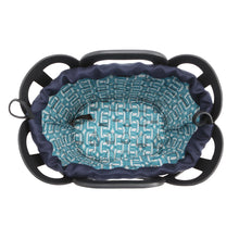 Load image into Gallery viewer, HERMES Chaine d'Ancre Handbag Black/ Navy Veau Madame Silk
