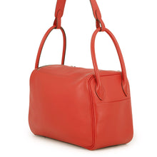 Load image into Gallery viewer, HERMES Lindy Rouge Coeur Swift Leather Size 26
