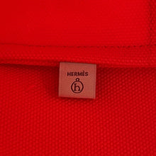 Load image into Gallery viewer, HERMES soka bath Orange/Green Canvas Epsom
